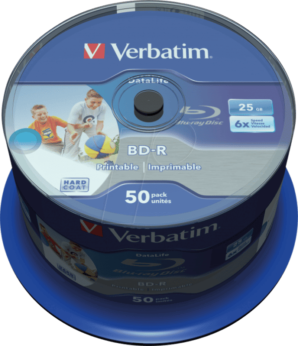 VERBATIM 43812 - BD-R SL Datalife