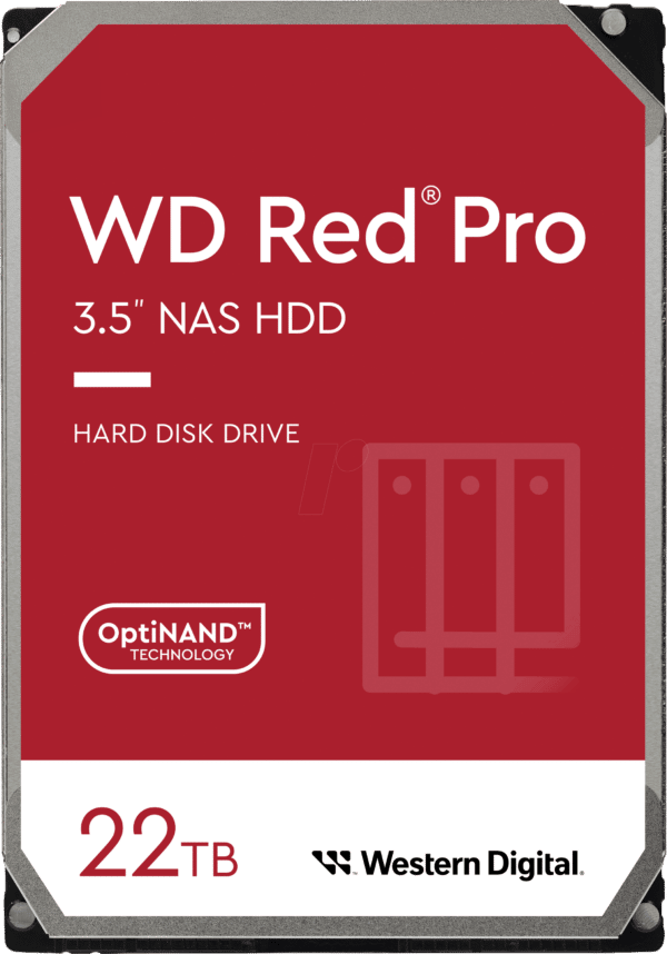 WD221KFGX - 22TB Festplatte WD RED PRO - NAS