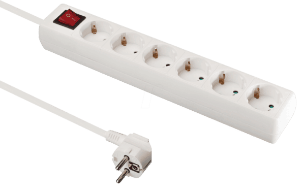 6-FACH DOSE W+S5 - Steckdosenleiste