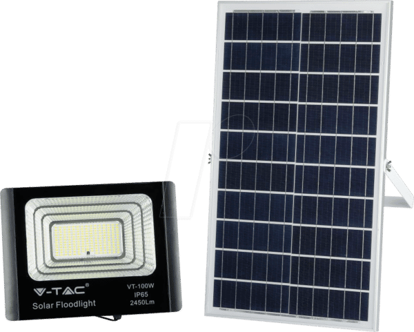 VT-94012 - LED-Flutlicht mit Solarpanel