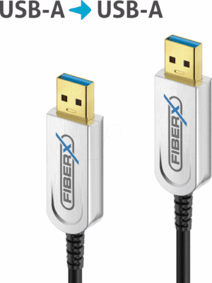 PURE FX-I640-012 - USB 3.1 Glasfaser Kabel