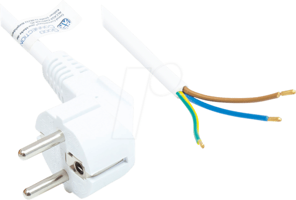 GC P0185-W015 - Netzkabel Typ E+F CEE 7/7 auf offene Enden