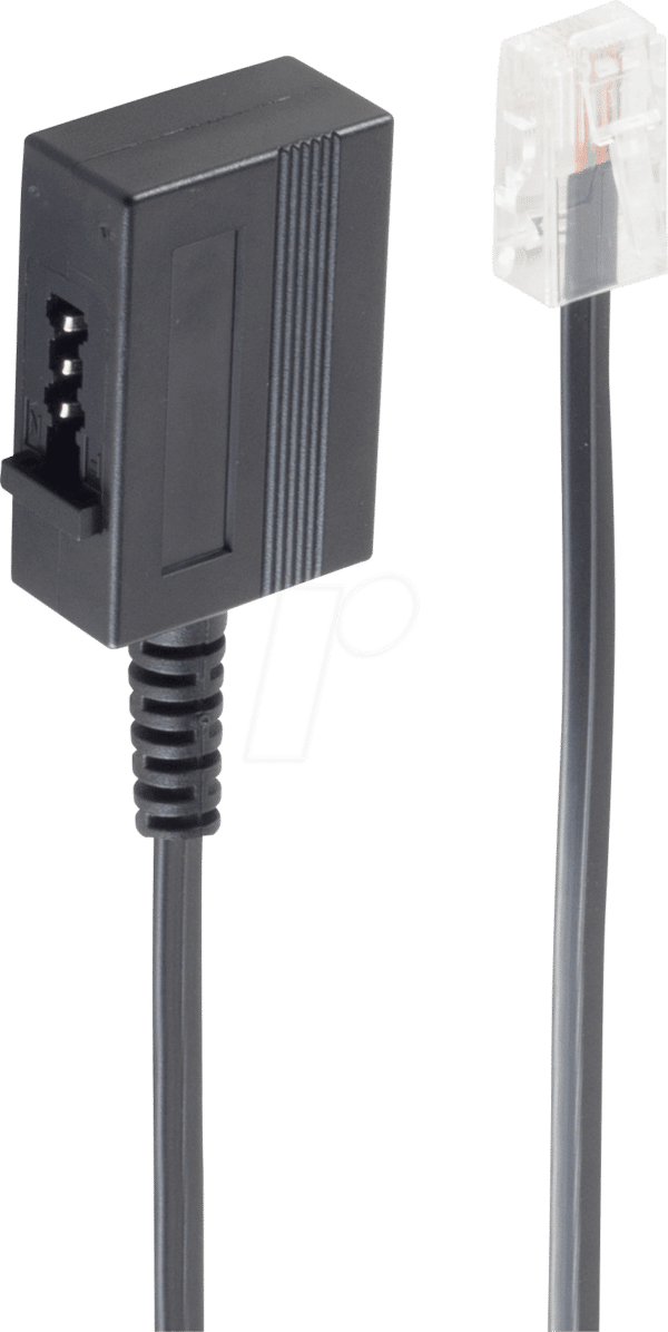 SHVP BS71041-1 - Western-Stecker 8/4 > TAE U-Buchse