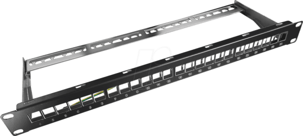 TTL 1800-24B - 19'' Patchpanel für 24x Keystonemodule