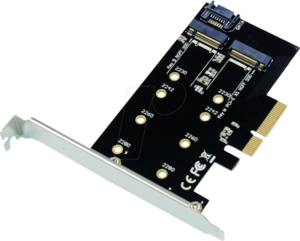 CON EMRICK04B - PCIe x4 > 1x M.2 SATA