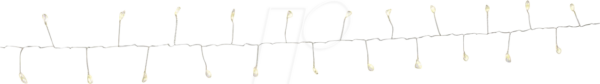 GB 57944 - 50er LED-Silberdraht-Cluster-Lichterkette mit 2 Leucht Modi