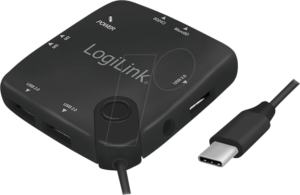 LOGILINK UA0344 - USB Typ-C Multifunktions-Hub und Cardreader