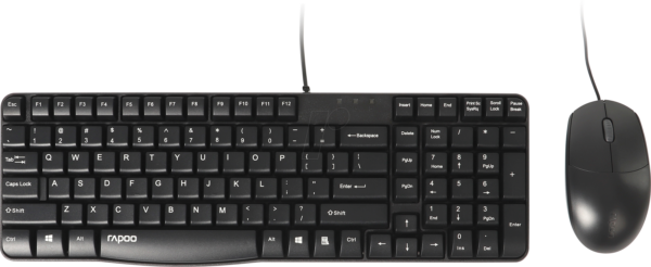 RAPOO NX1820 SW - Tastatur-/Maus-Kombination