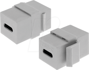 TTL 151780 - Keystone Adapter USB C Buchse - USB C Buchse weiß