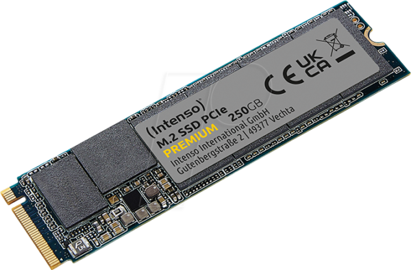 INTENSO 3835440 - Intenso M.2 SSD PCIe Premium 250 GB M.2 NVMe