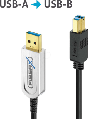 PURE FX-I645-010 - USB 3.1 Glasfaser Kabel