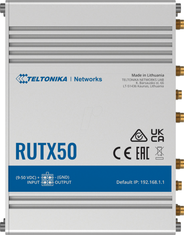 TELTONIKA RUTX50 - Industrial 5G Router