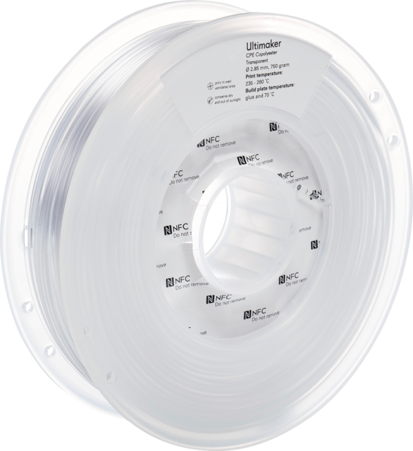 ULTIMAKER 74869 - UM³ CPE - M0188 transparent - 750 g