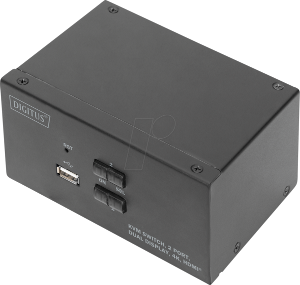 DIGITUS DS-12860 - 2-Port KVM-Switch