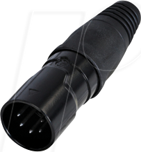 REAN RCX5M-Z0021 - XLR Kabelstecker 5-polig