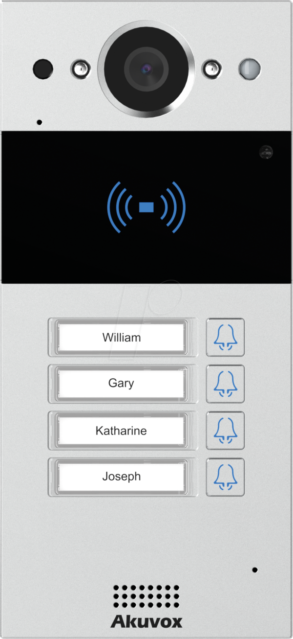 AKUVOX R20BX4 - Video-Türsprechanlage mit Zugangskontrolle