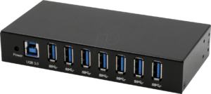 EXSYS EX11237HMS - USB 3.0 7-Port Industrie-Hub