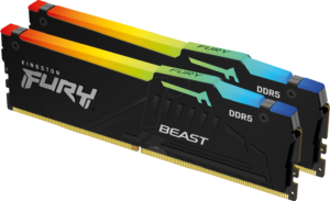 50KI1656-2040FBR - 16 GB DDR5 5600 CL40 Kingston FURY Beast RGB Kit