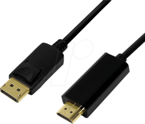 LOGILINK CV0128 - DisplayPort 1.2 auf HDMI A Stecker