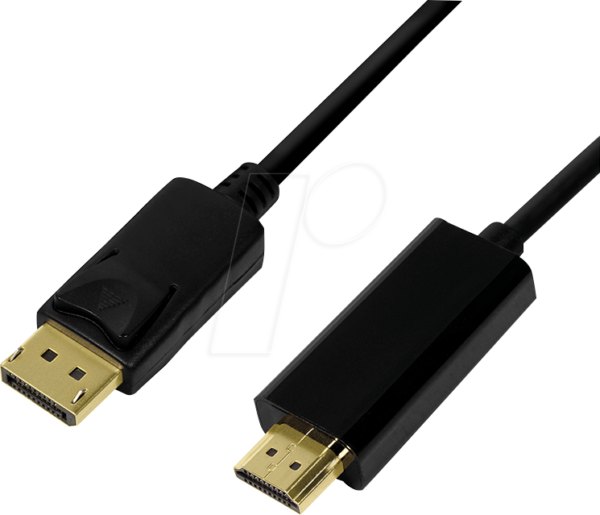 LOGILINK CV0128 - DisplayPort 1.2 auf HDMI A Stecker