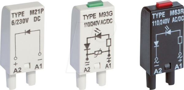 RPL LV M92G - LED-Anzeige + Varistor