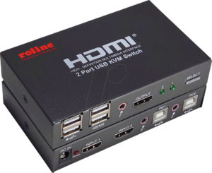 ROLINE 14013426 - 2-Port KVM Switch