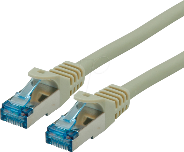 ROLINE 21152970 - Patchkabel Cat.6a S/FTP PiMF grau 0.3m