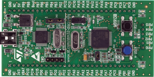 STM32 VLDISCOV - Evaluationboard STM32 Value Line Discovery