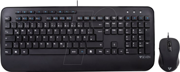 V7 CKU300DE - Tastatur-/Maus-Kombination