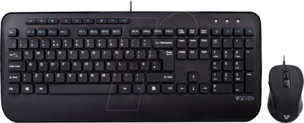 V7 CKU300UK - Tastatur-/Maus-Kombination