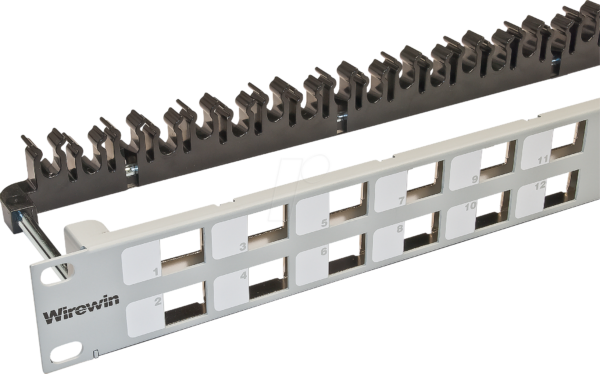 WKS PANEL 24 - 19'' Patchpanel für 24x Keystone Module