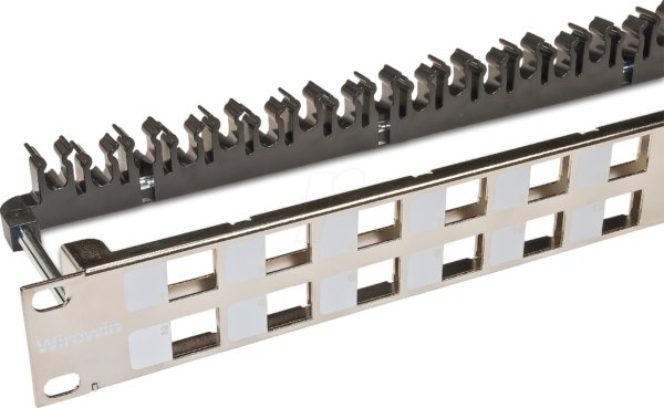 WKS PANEL 24 NI - 19'' Patchpanel für 24x Keystone Module